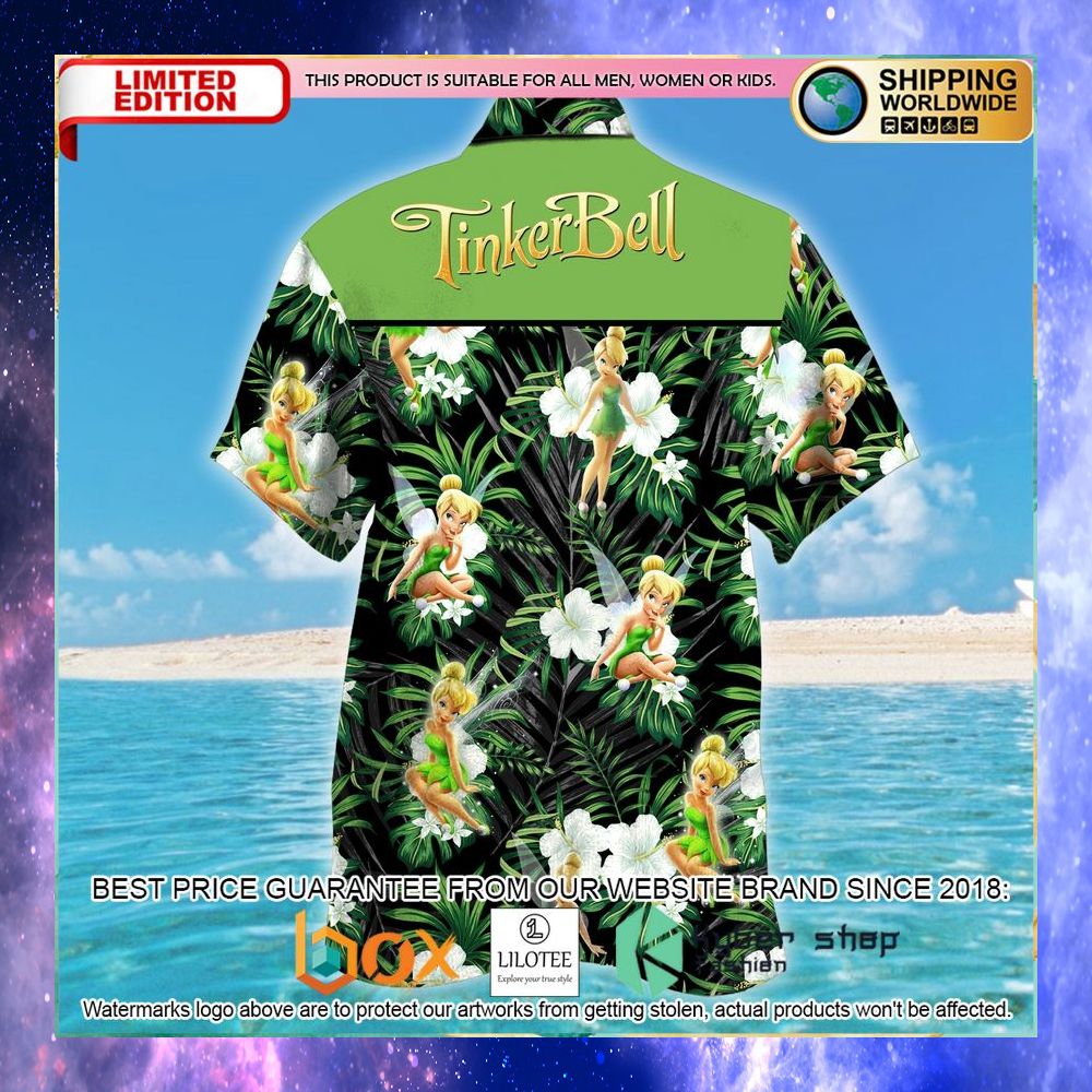 tinker bell disney hawaiian shirt 2 331