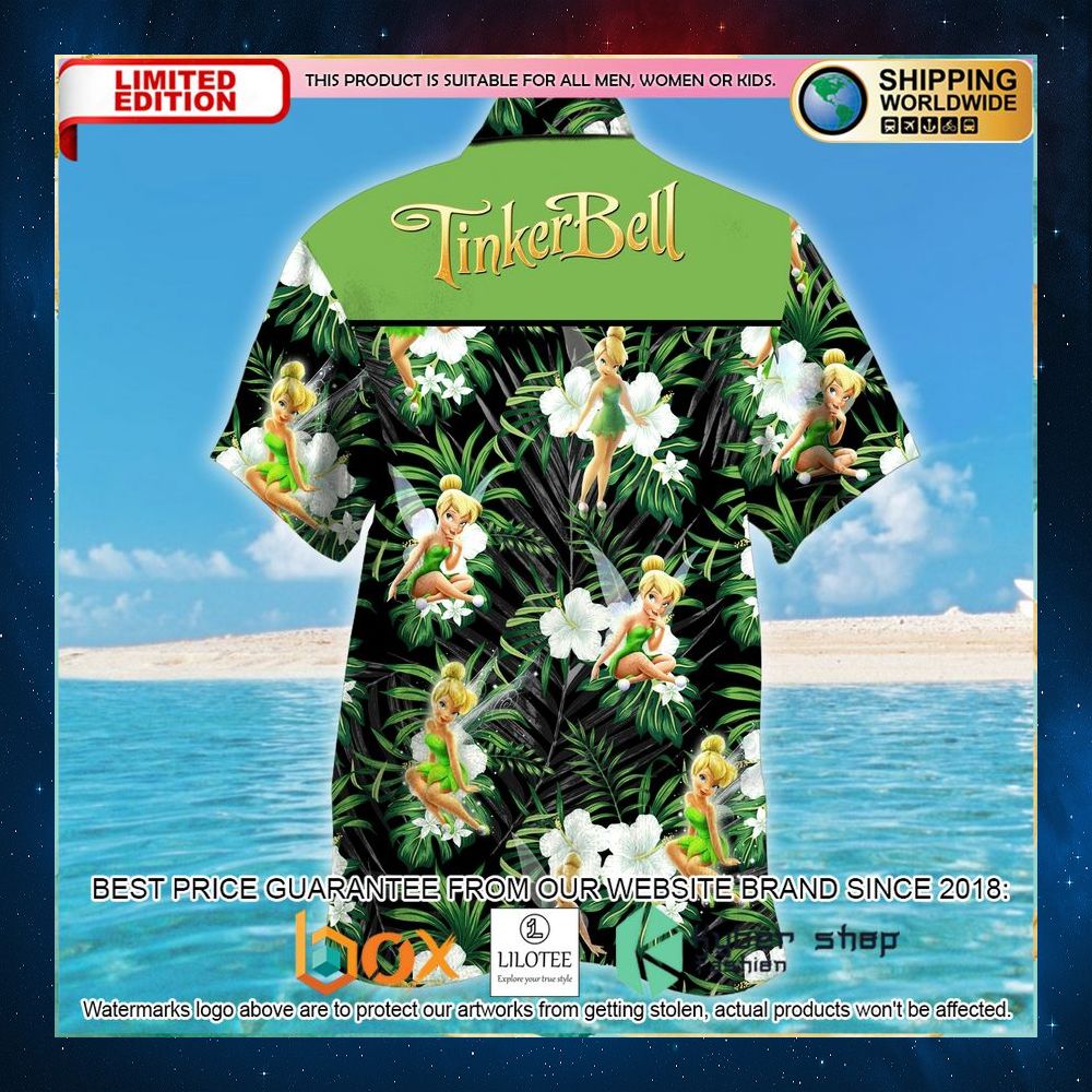 tinker bell disney hawaiian shirt 2 788