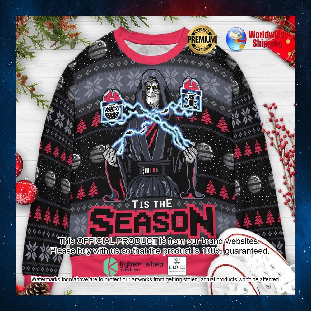 tis the season then palpatine darth sidious star wars christmas sweater 1 831