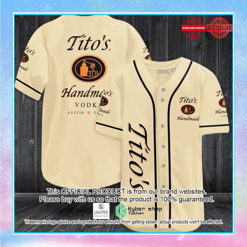 titos handmade vodka baseball jersey 1 814