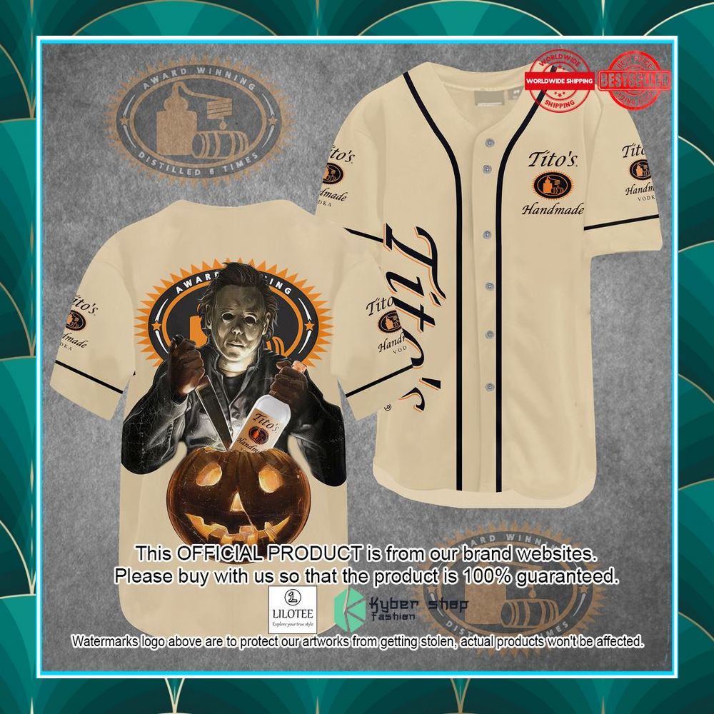 titos pumpkin michael myers baseball jersey 2 148