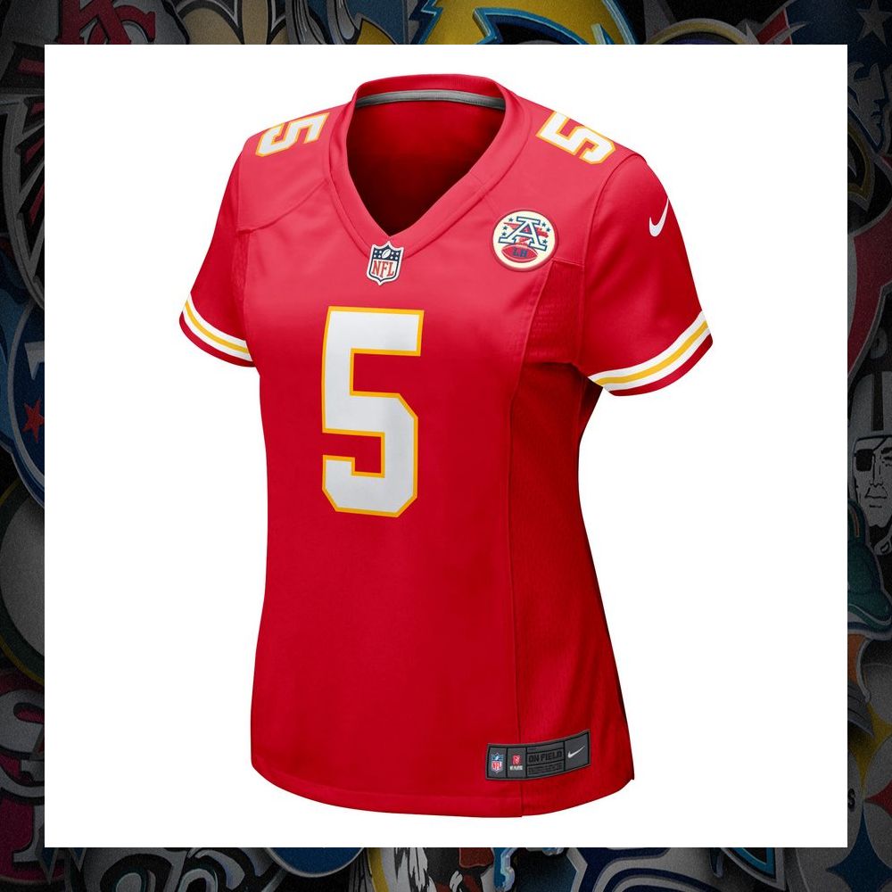tommy townsend kansas city chiefs womens red football jersey 2 457
