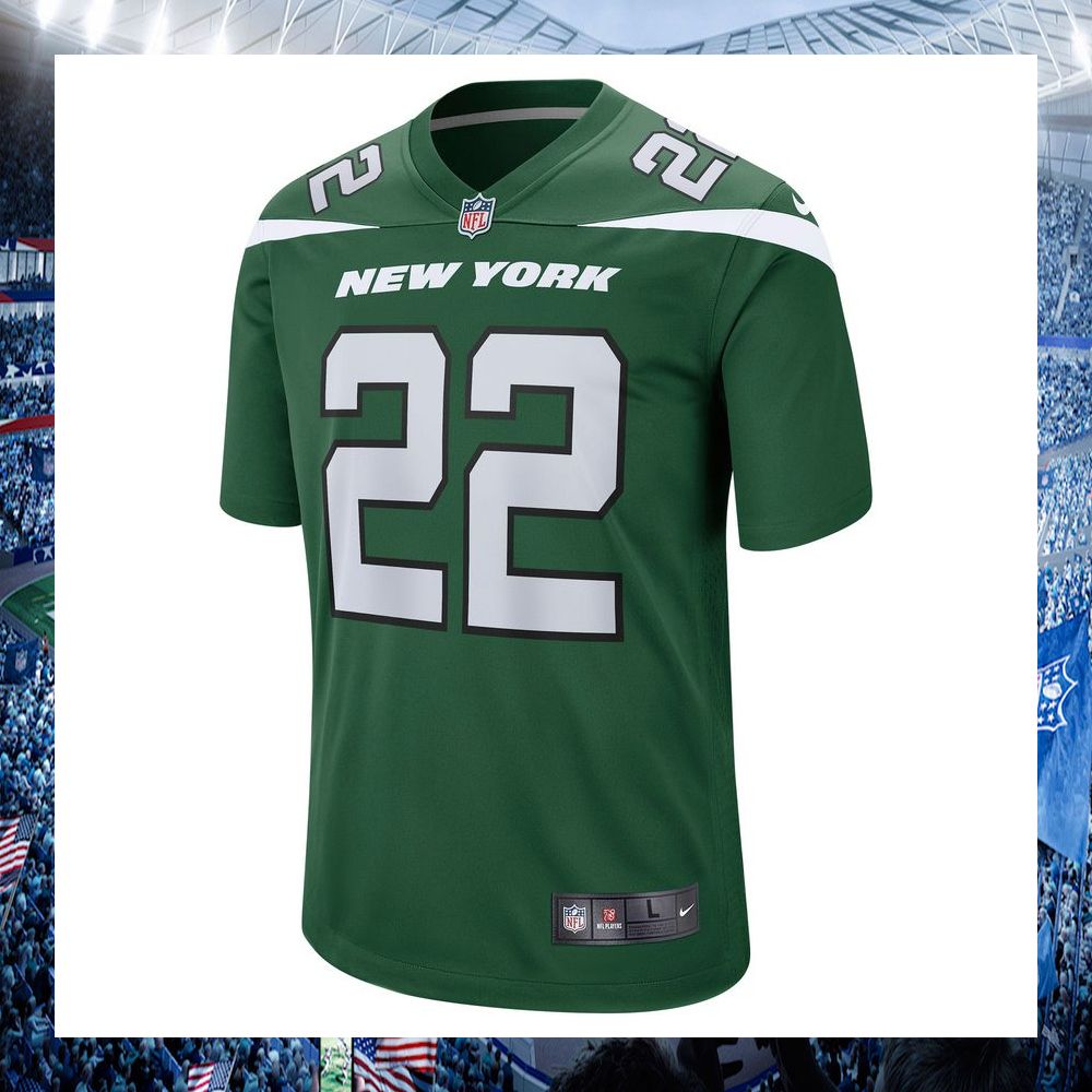 tony adams new york jets nike gotham green football jersey 2 133