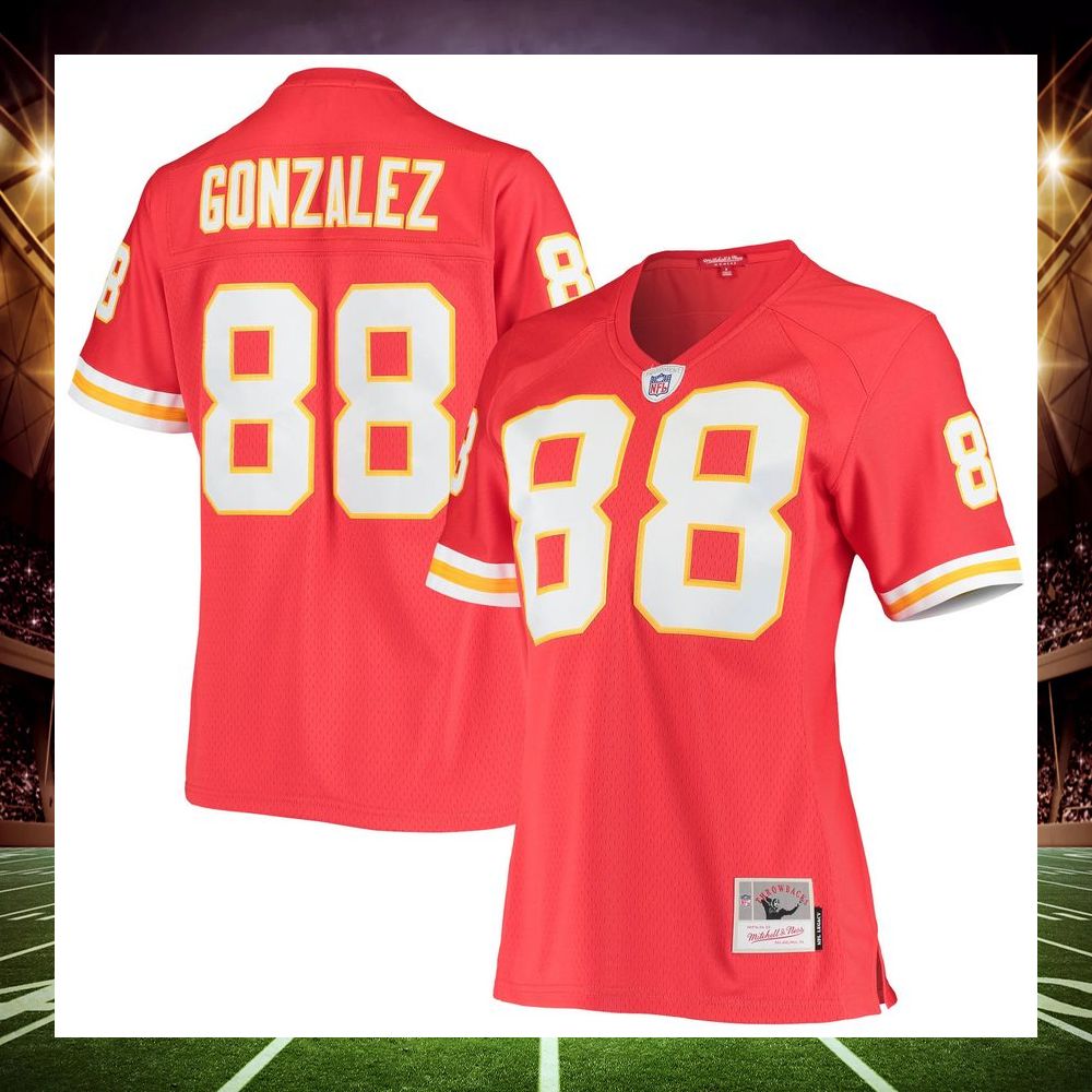 tony gonzalez kansas city chiefs mitchell ness legacy replica team red football jersey 1 512