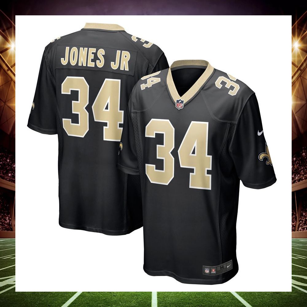 tony jones jr new orleans saints nike black football jersey 1 565