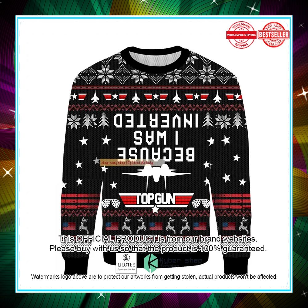 top gun ugly christmas sweater 1 381
