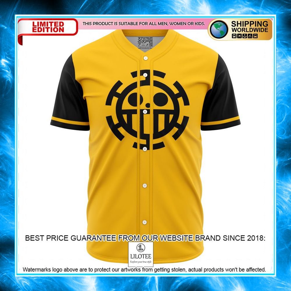 Trafalgar Law One Piece Baseball Jersey - LIMITED EDITION 5 trafalgar law one piece baseball jersey 2 312