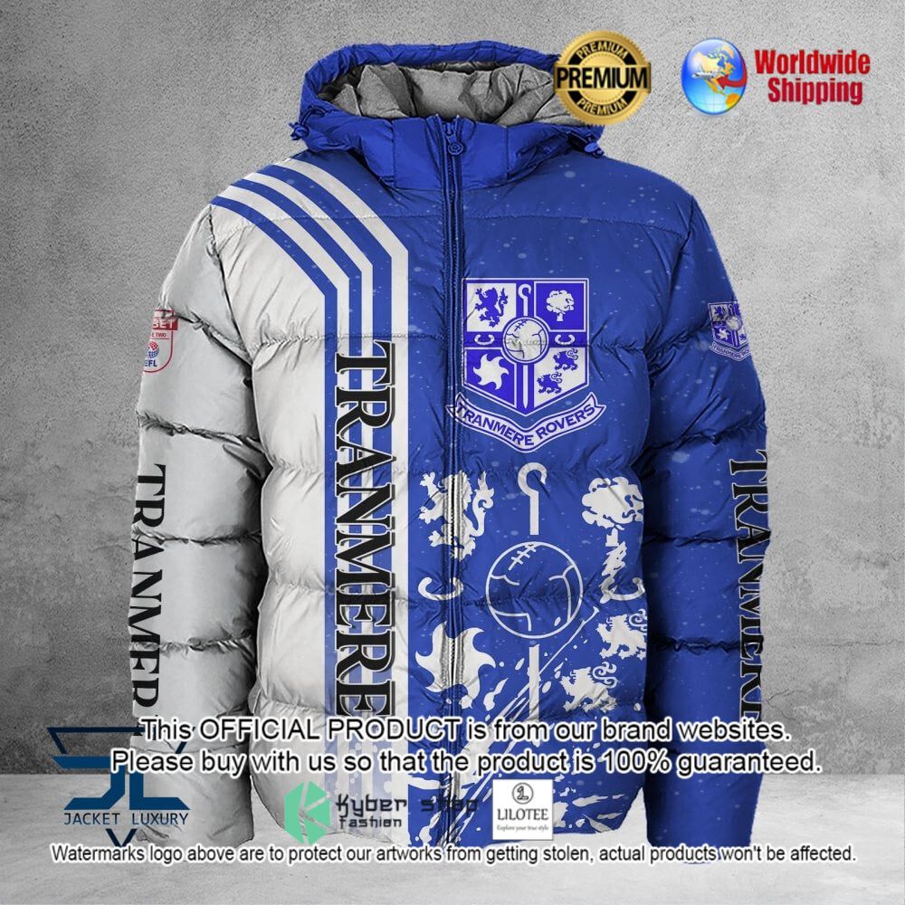 tranmere rovers 3d puffer down jacket bomber jacket 1 262