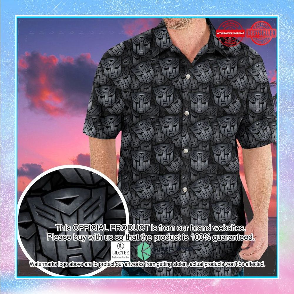 transformers pattern hawaiian shirt 1 307