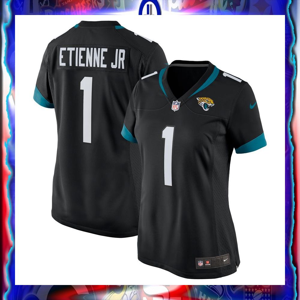 Travis Etienne Jacksonville Jaguars Women's Black Football Jersey 7 travis etienne jacksonville jaguars womens black football jersey 1 922