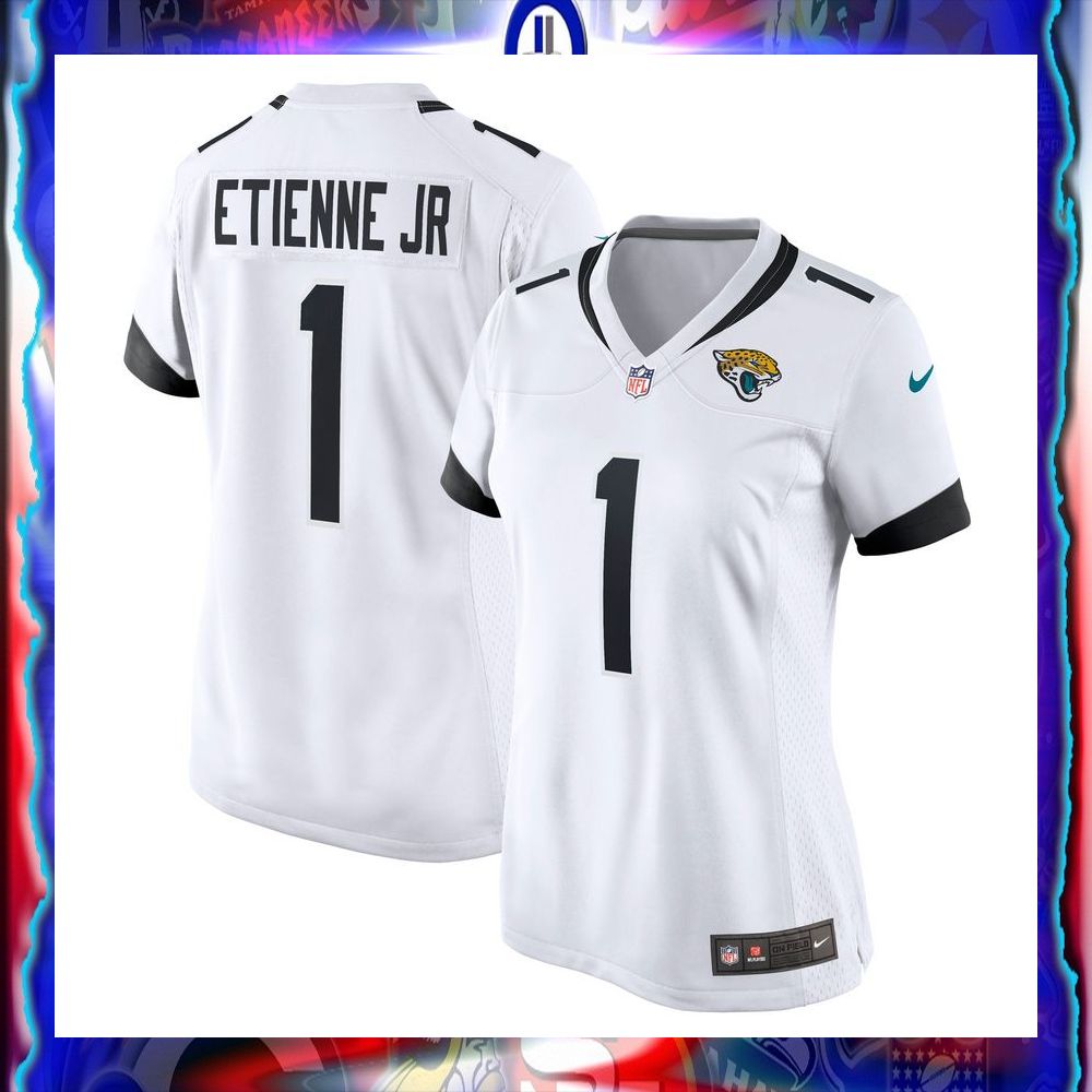 Travis Etienne Jr. Jacksonville Jaguars Women's White Football Jersey 10 travis etienne jr jacksonville jaguars womens white football jersey 4 729