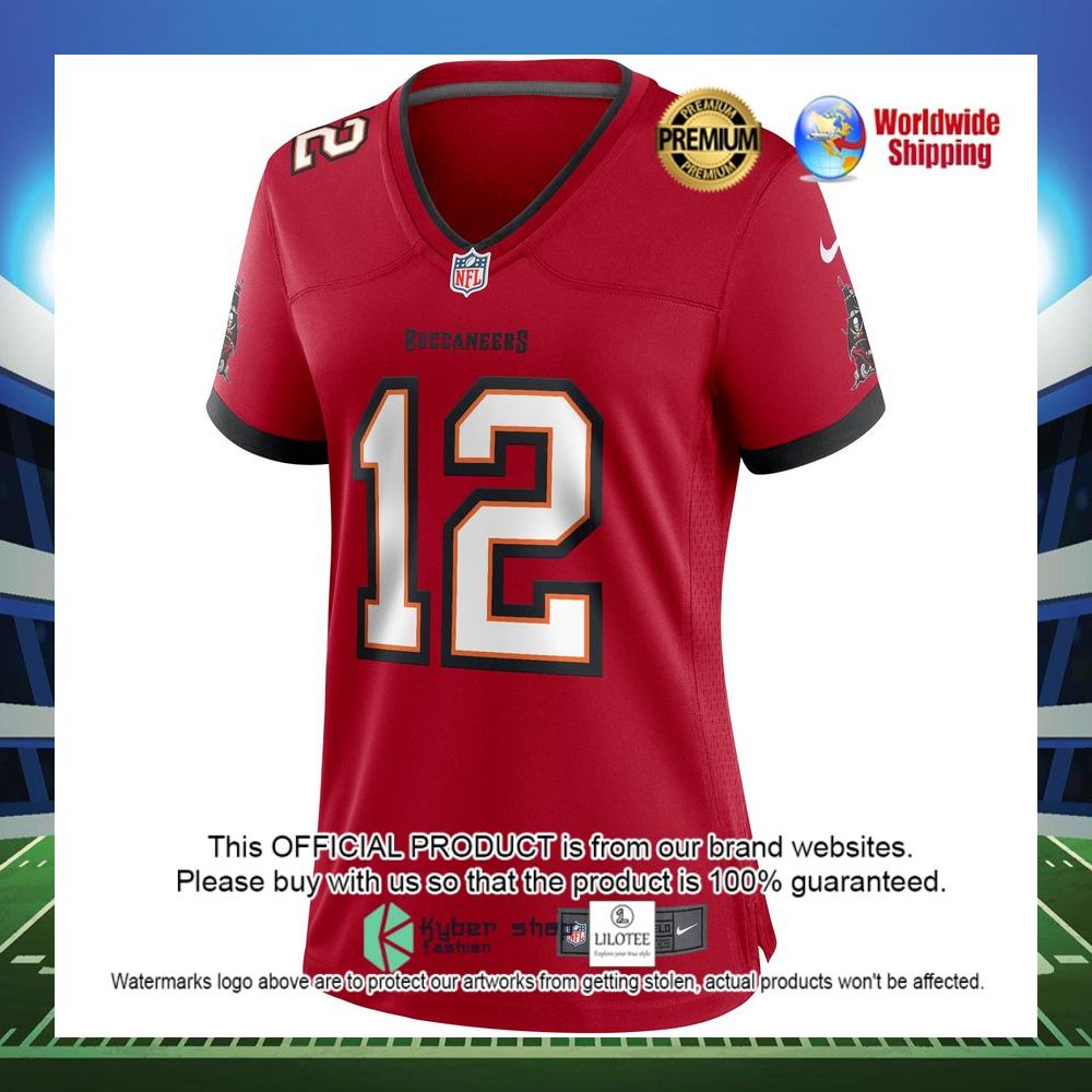 trent dilfer tampa bay buccaneers nike womens game retired player red football jersey 2 682