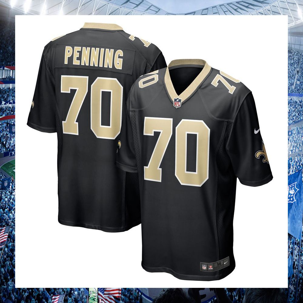 Trevor Penning New Orleans Saints Nike Black Football Jersey - LIMITED EDITION 4 trevor penning new orleans saints nike black football jersey 4 776