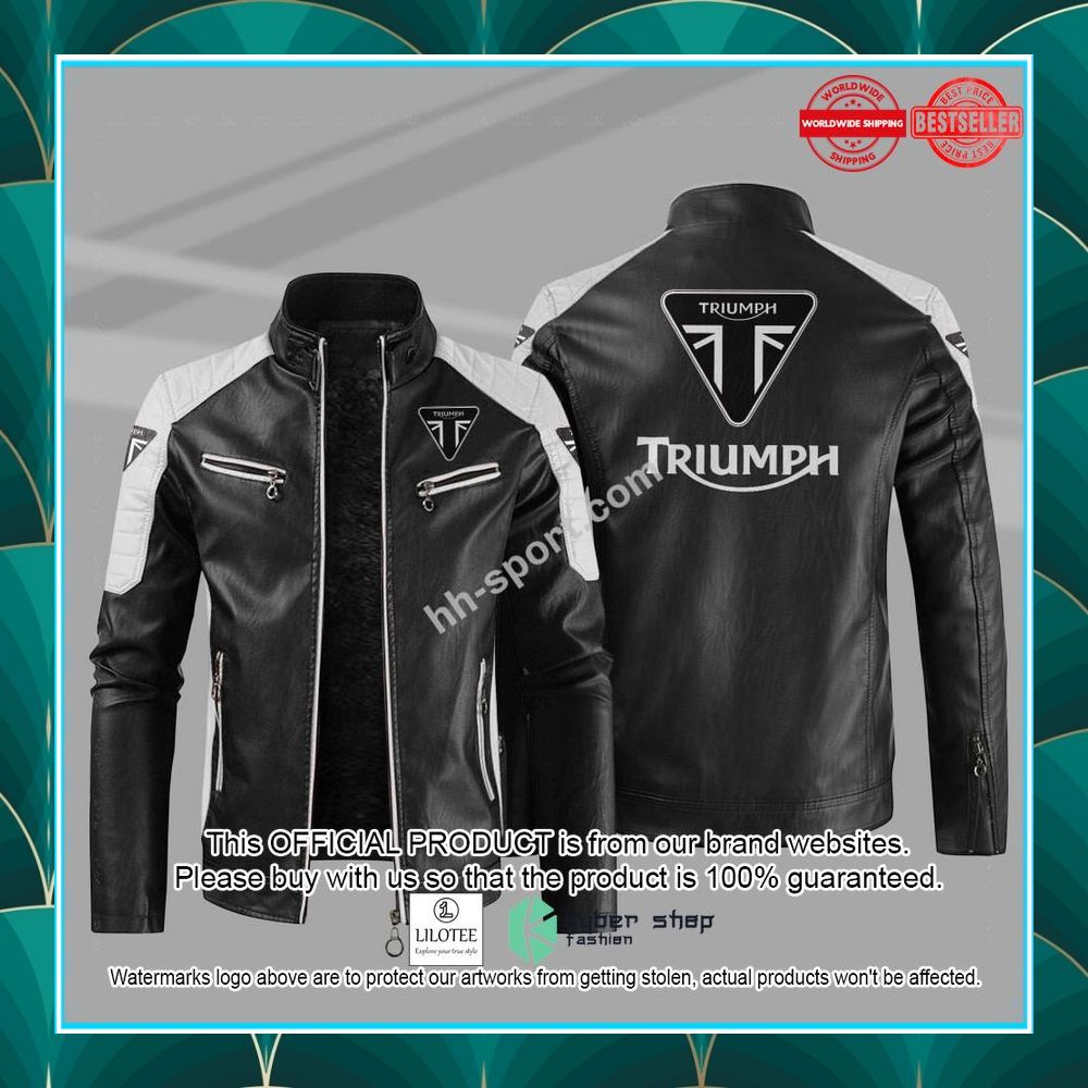triumph motorcycles motor leather jacket 1 413