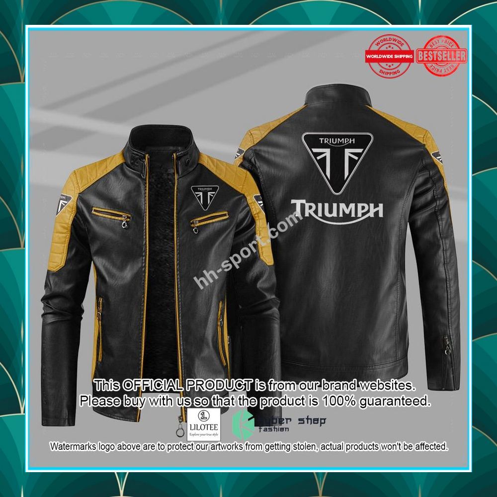 triumph motorcycles motor leather jacket 4 988