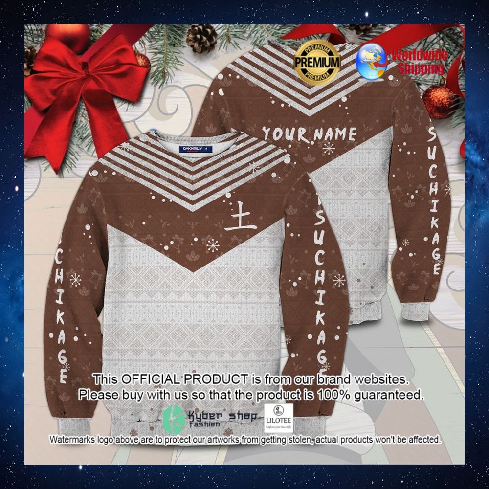 tsuchikage naruto personalized christmas sweater 1 517