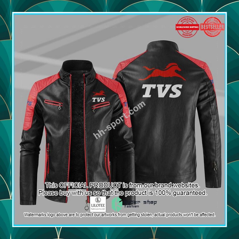 tvs motorcycle motor leather jacket 6 386