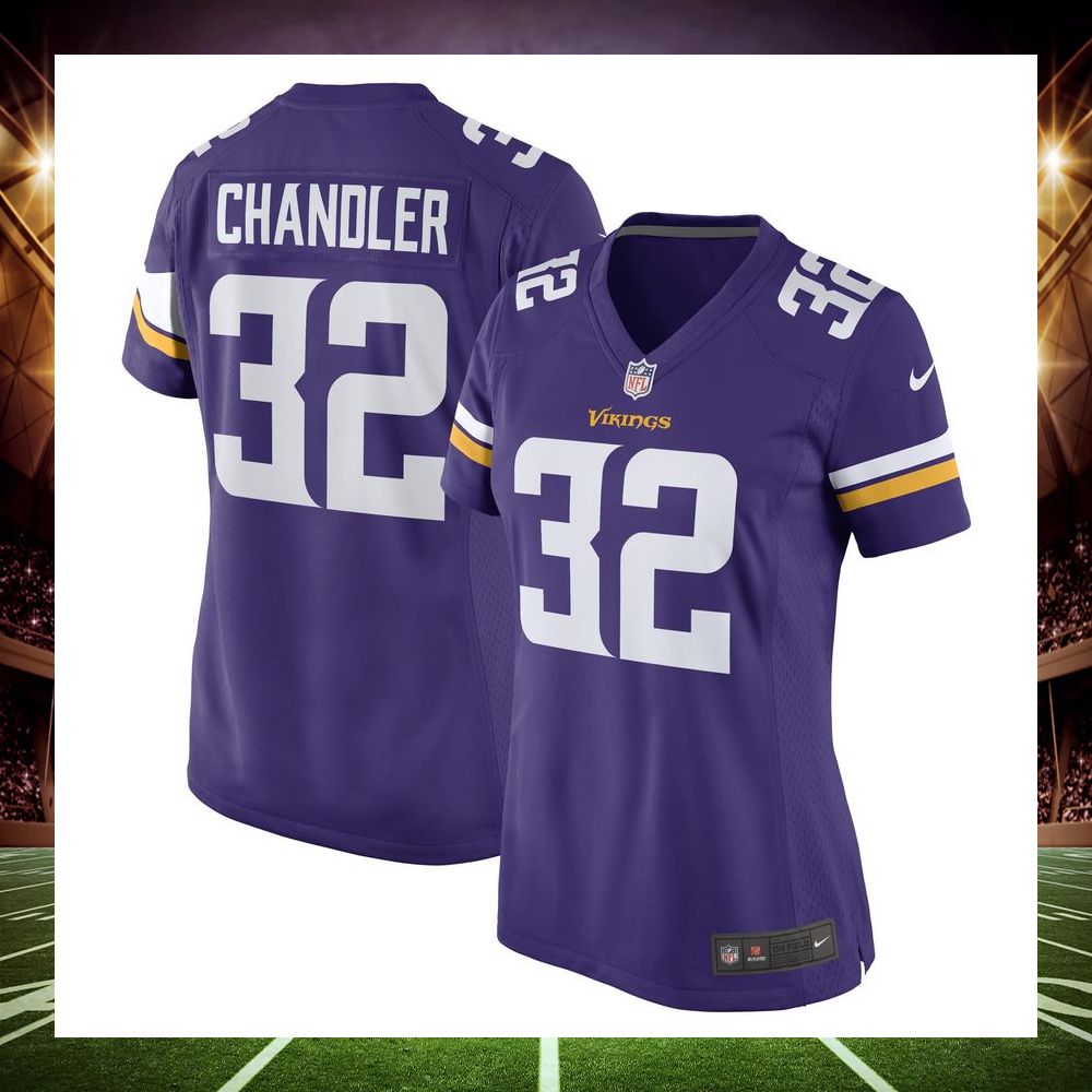 ty chandler minnesota vikings purple football jersey 1 130
