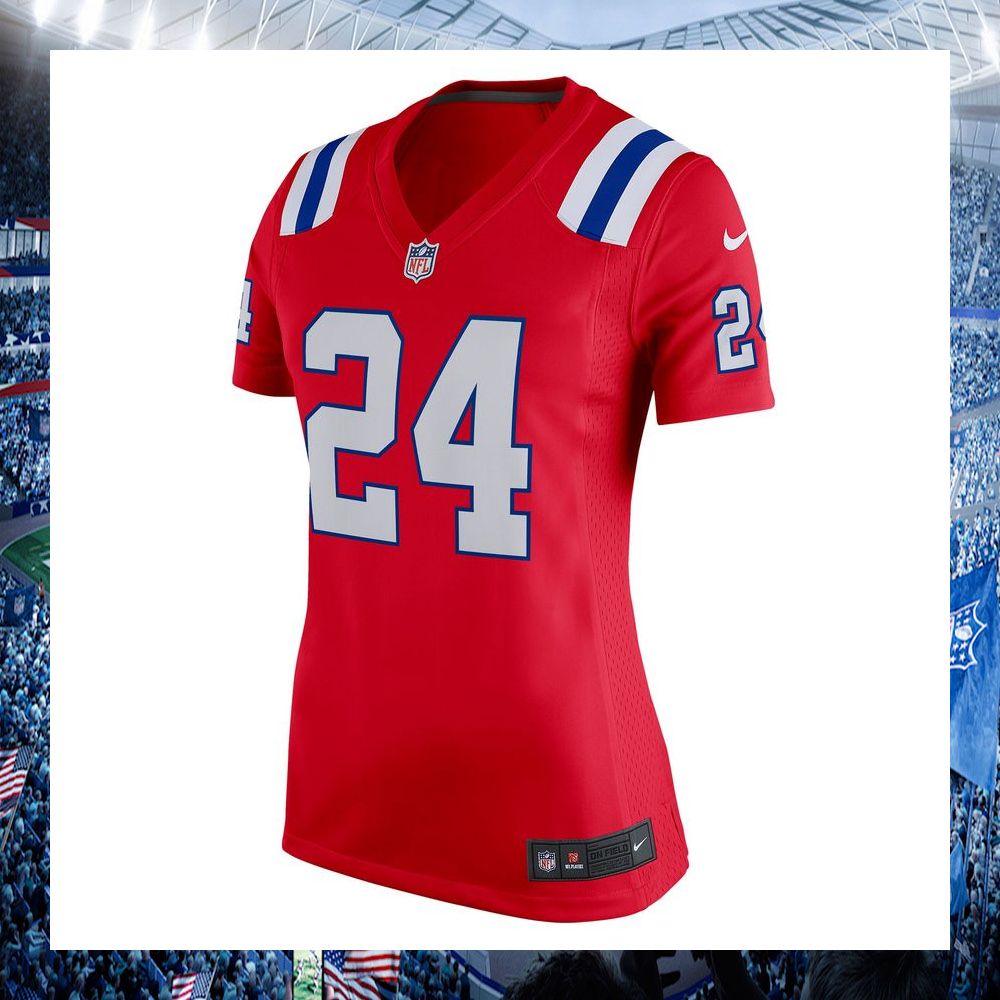 ty law new england patriots nike womens retired red football jersey 2 609