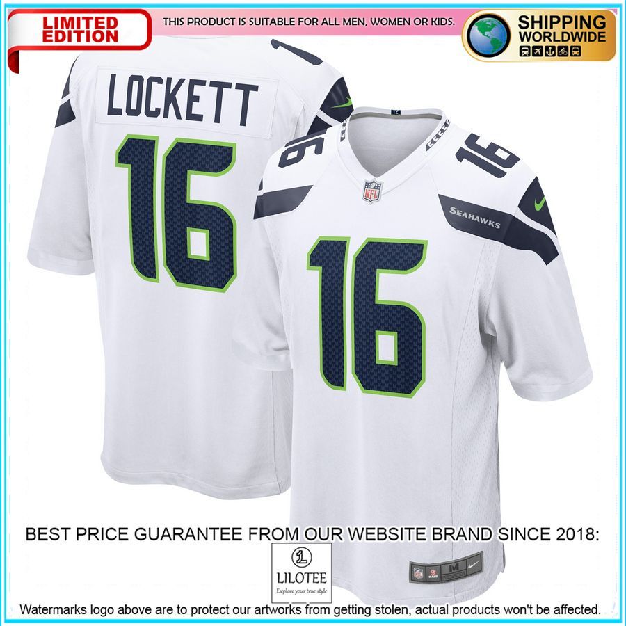 tyler lockett seattle seahawks white football jersey 1 564