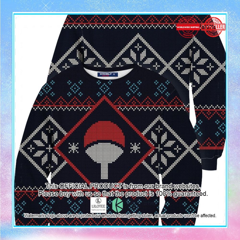 uchiha clan ugly sweater 1 283