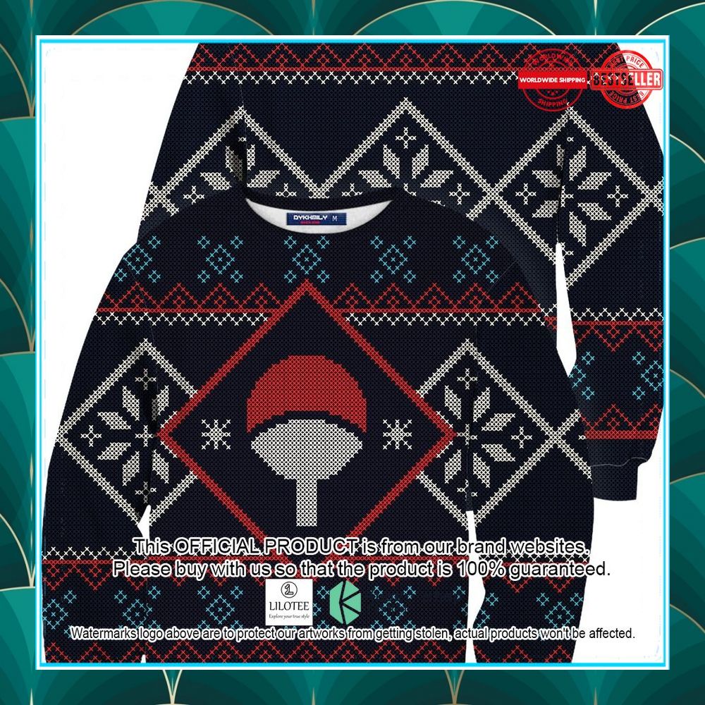uchiha clan ugly sweater 1 667