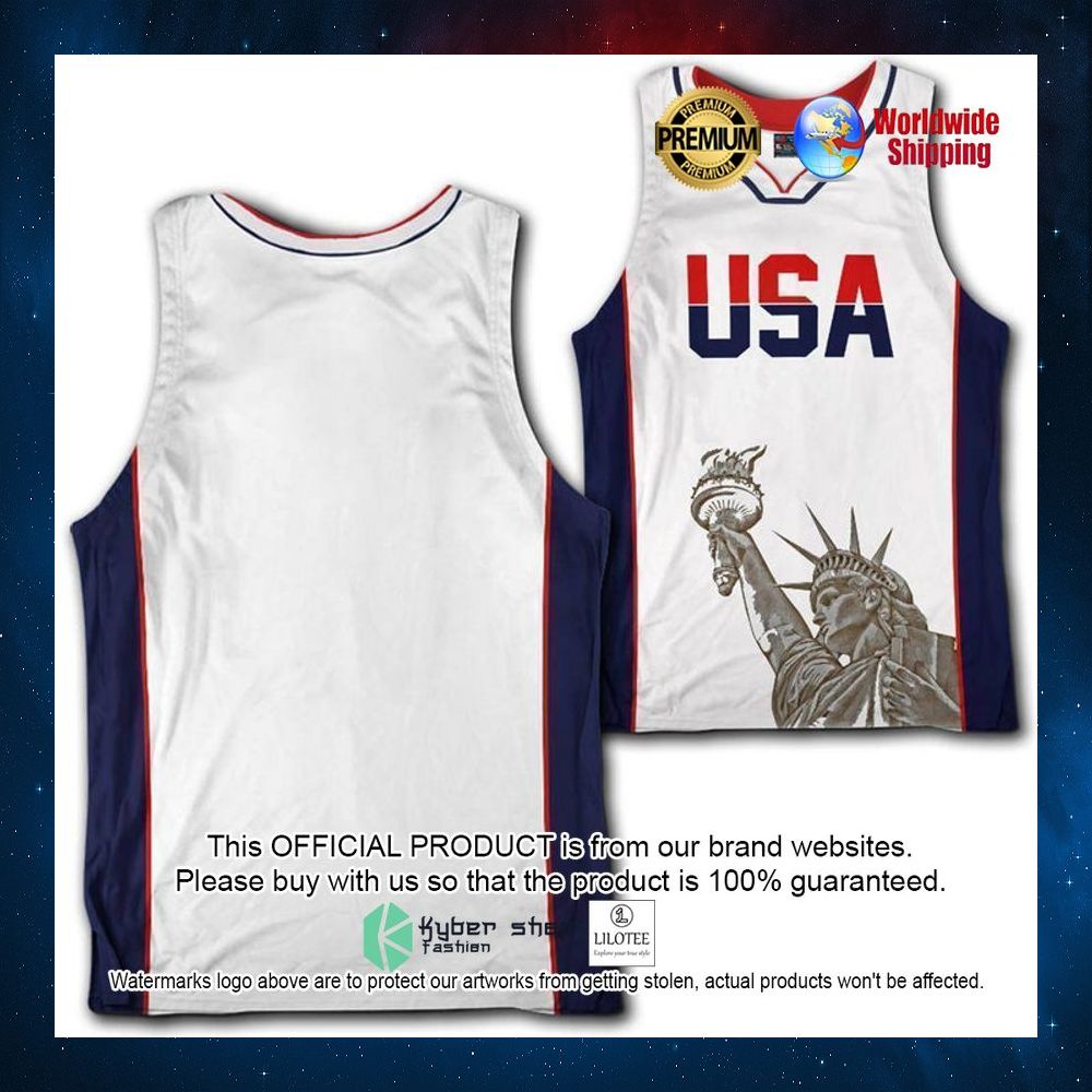 usa statue of liberty personalized basketball jersey 2 964