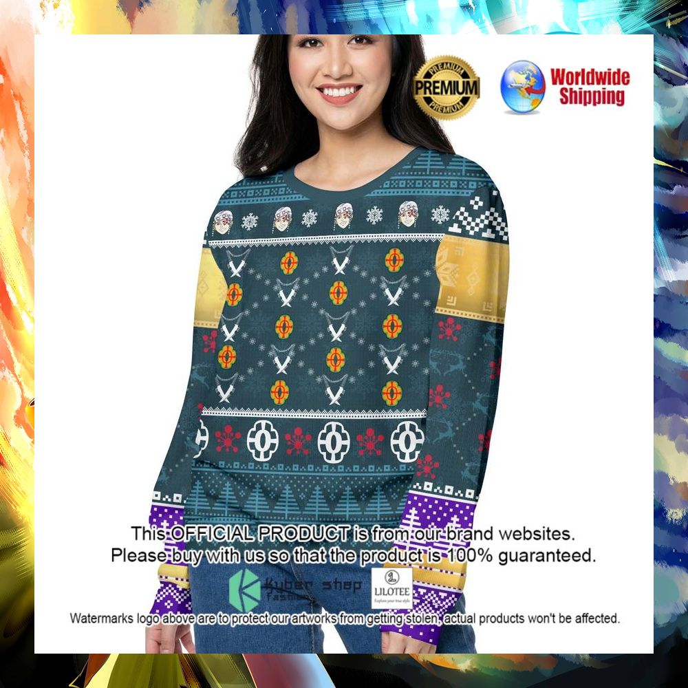 uzui tengen kimetsu no yaiba christmas sweater 2 152