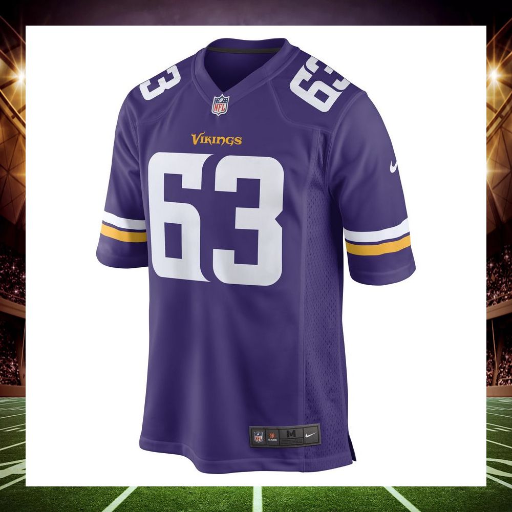 vederian lowe minnesota vikings purple football jersey 2 496
