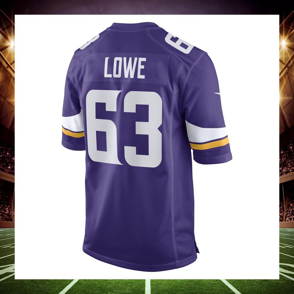 vederian lowe minnesota vikings purple football jersey 3 783