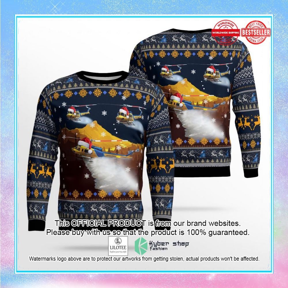 ventura county sheriff fire support bell 205a 1 christmas sweater 1 230