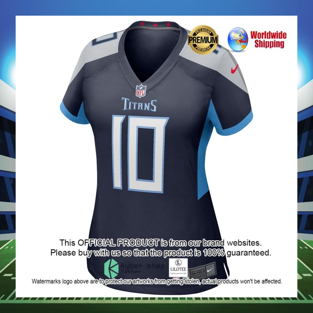 vince young tennessee titans nike womens game retired player navy football jersey 2 159