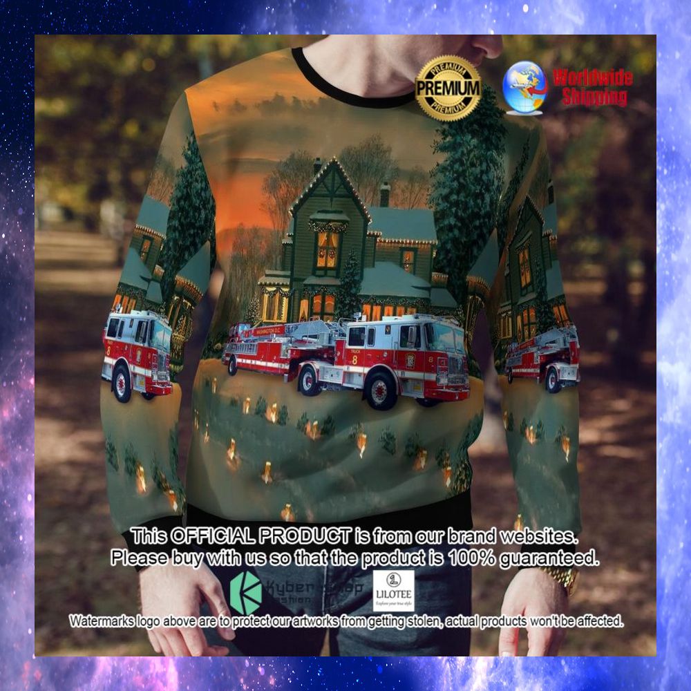 washington dc fire and ems christmas ugly sweater 1 75