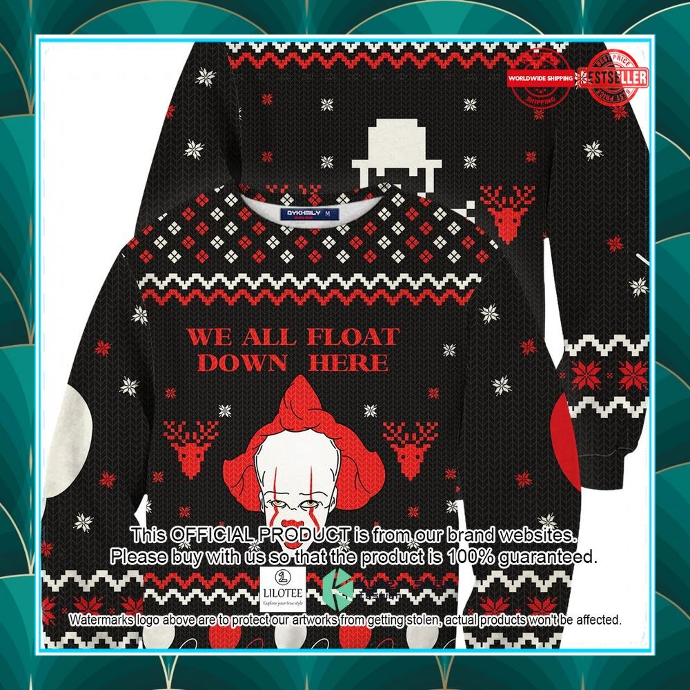 we all float ugly sweater 1 319