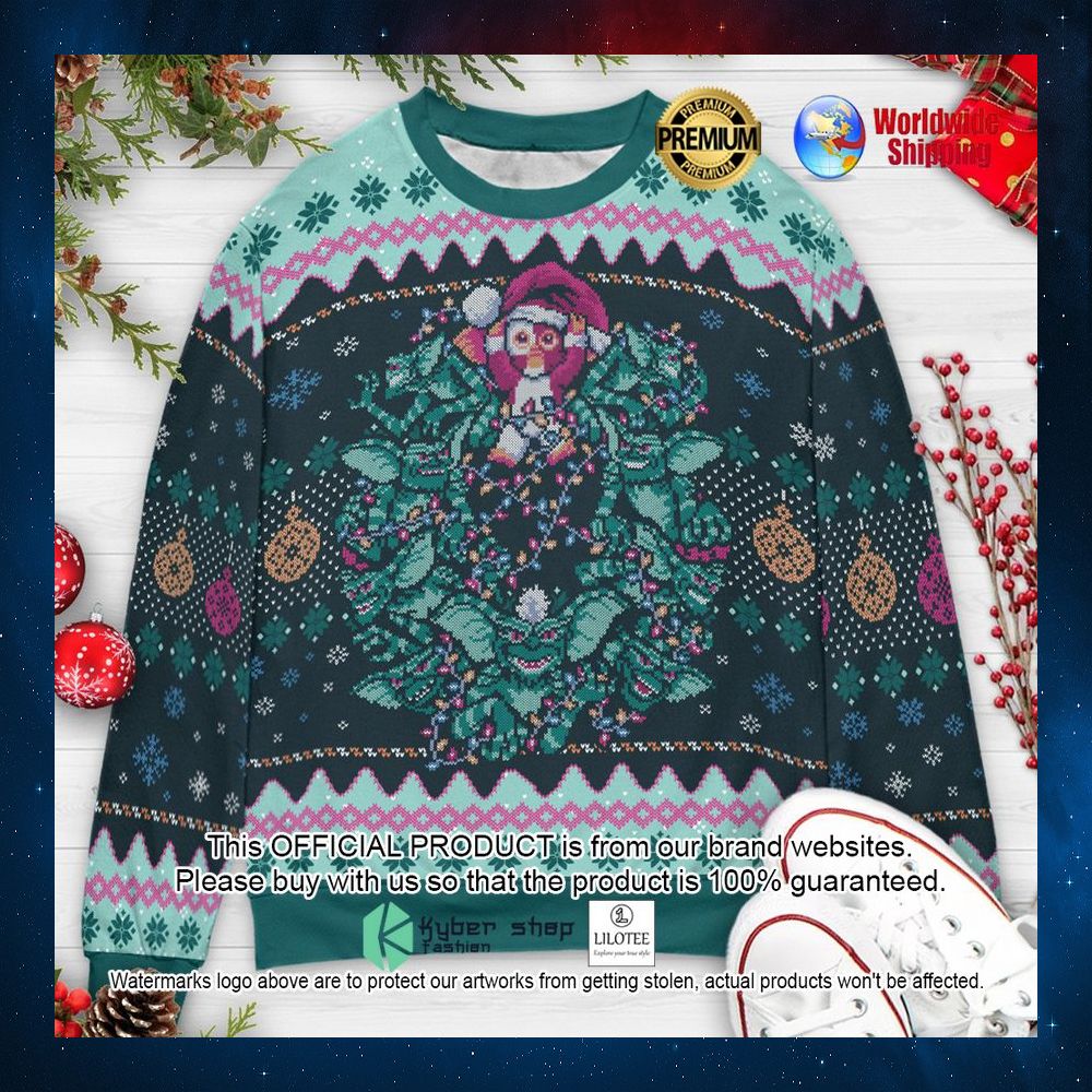 we wish you a gremlin christmas gremlins movie christmas sweater 1 677
