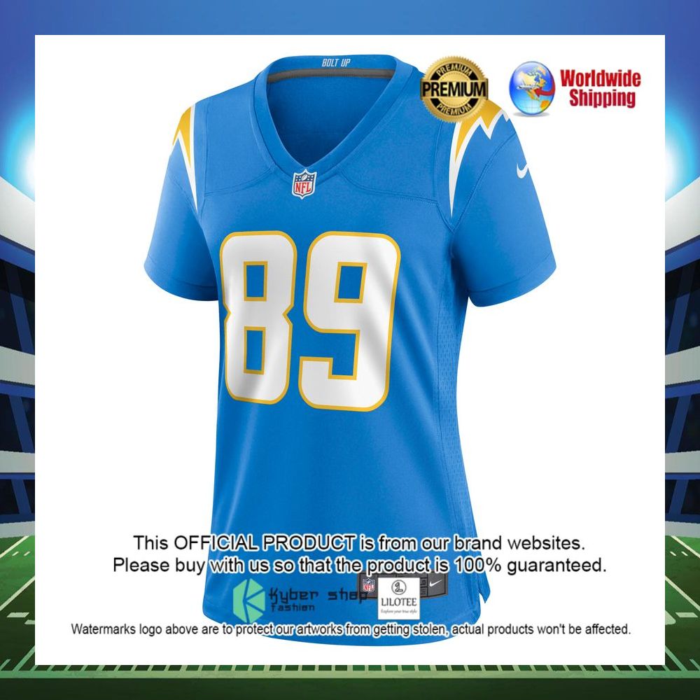 wes chandler los angeles chargers nike womens retired player powder blue football jersey 2 650