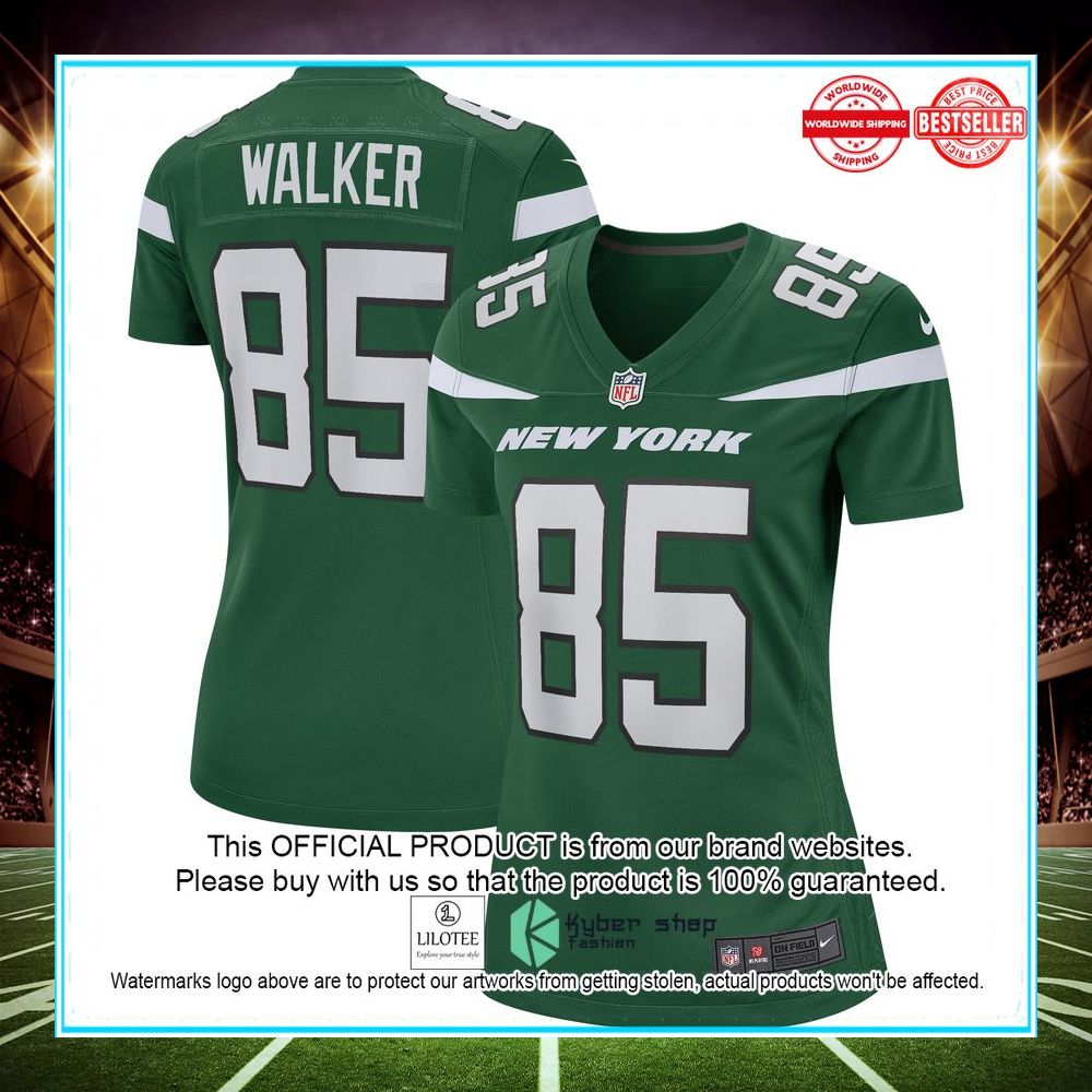 wesley walker new york jets nike retired green football jersey 1 685