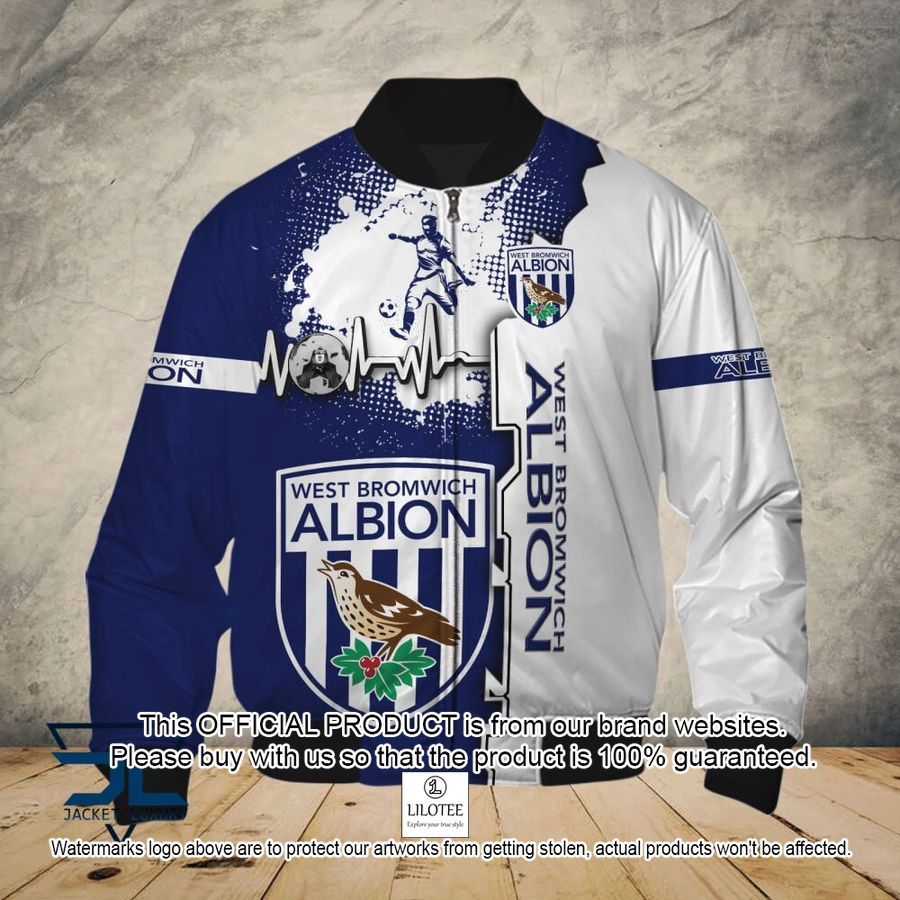 west bromwich albion f c bomber jacket polo shirt 1 381