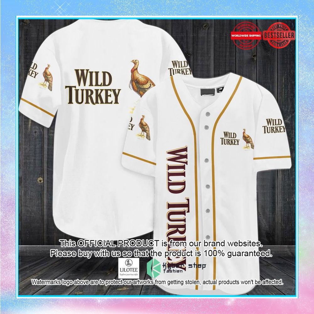 wild turkey logo baseball jersey 1 330