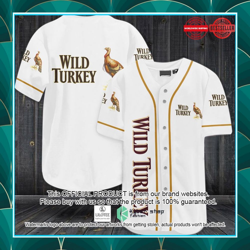 wild turkey logo baseball jersey 1 623