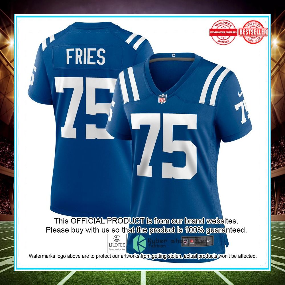 will fries indianapolis colts royal football jersey 1 391