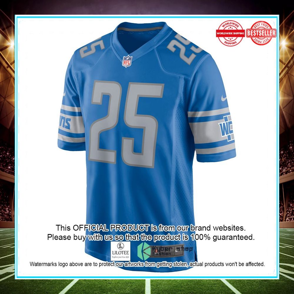 will harris detroit lions nike blue football jersey 2 934
