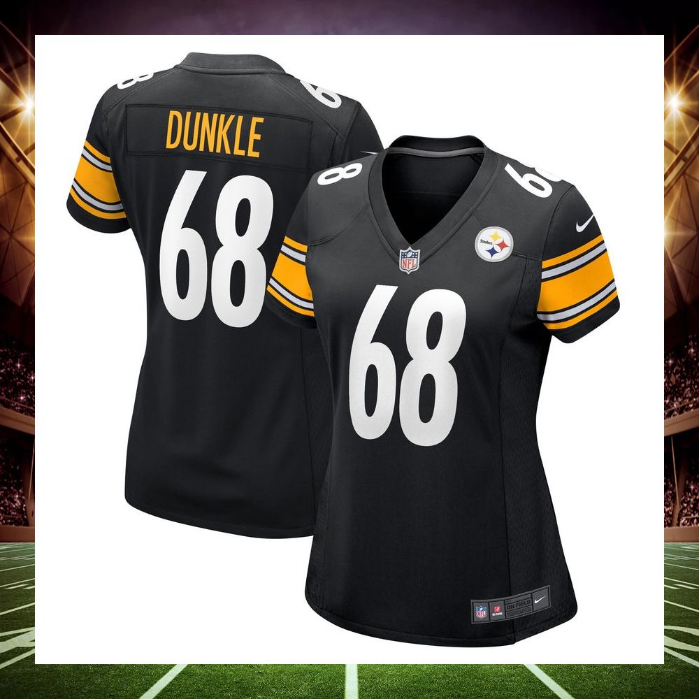 william dunkle pittsburgh steelers black football jersey 1 932