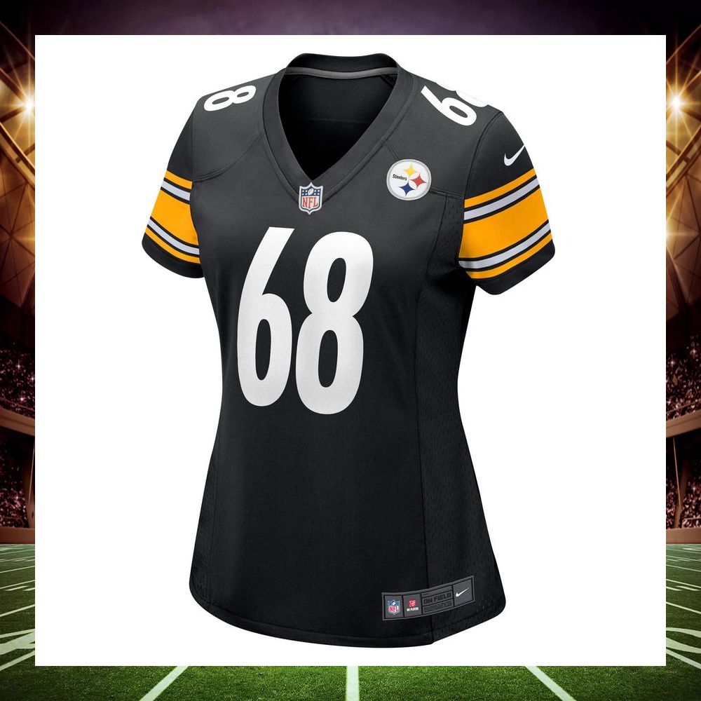 william dunkle pittsburgh steelers black football jersey 2 274
