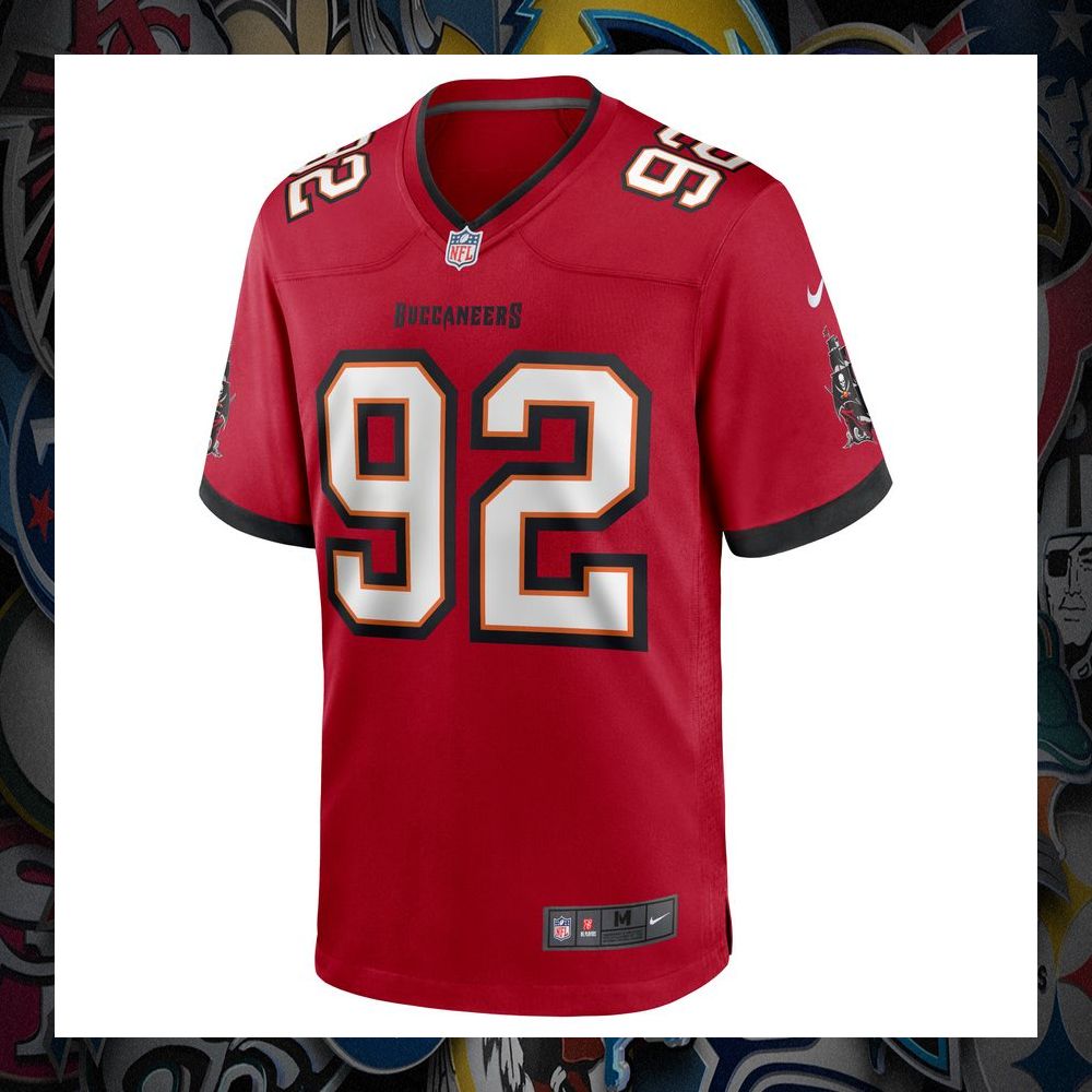 william gholston tampa bay buccaneers red football jersey 2 173