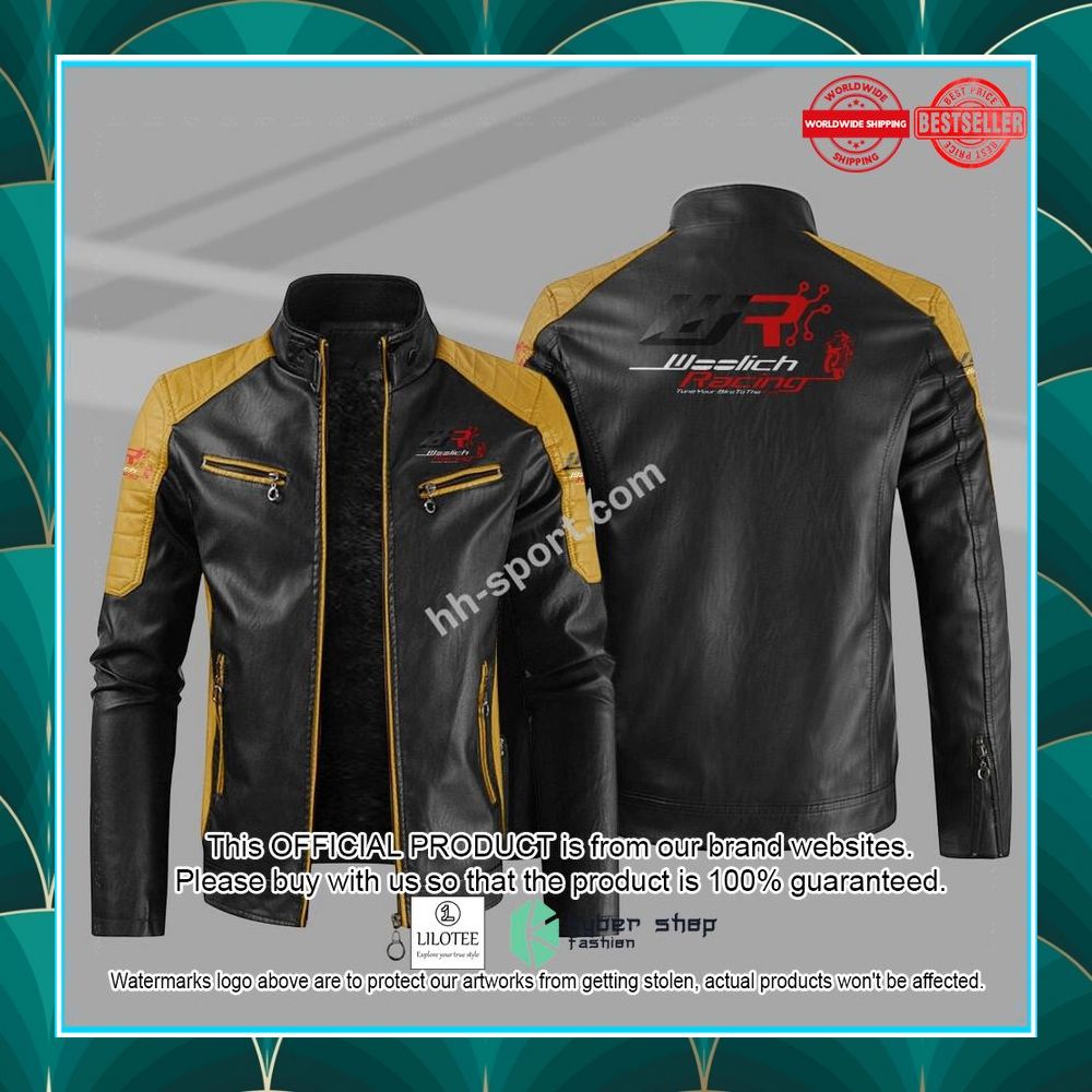 woolich racing motor leather jacket 4 607