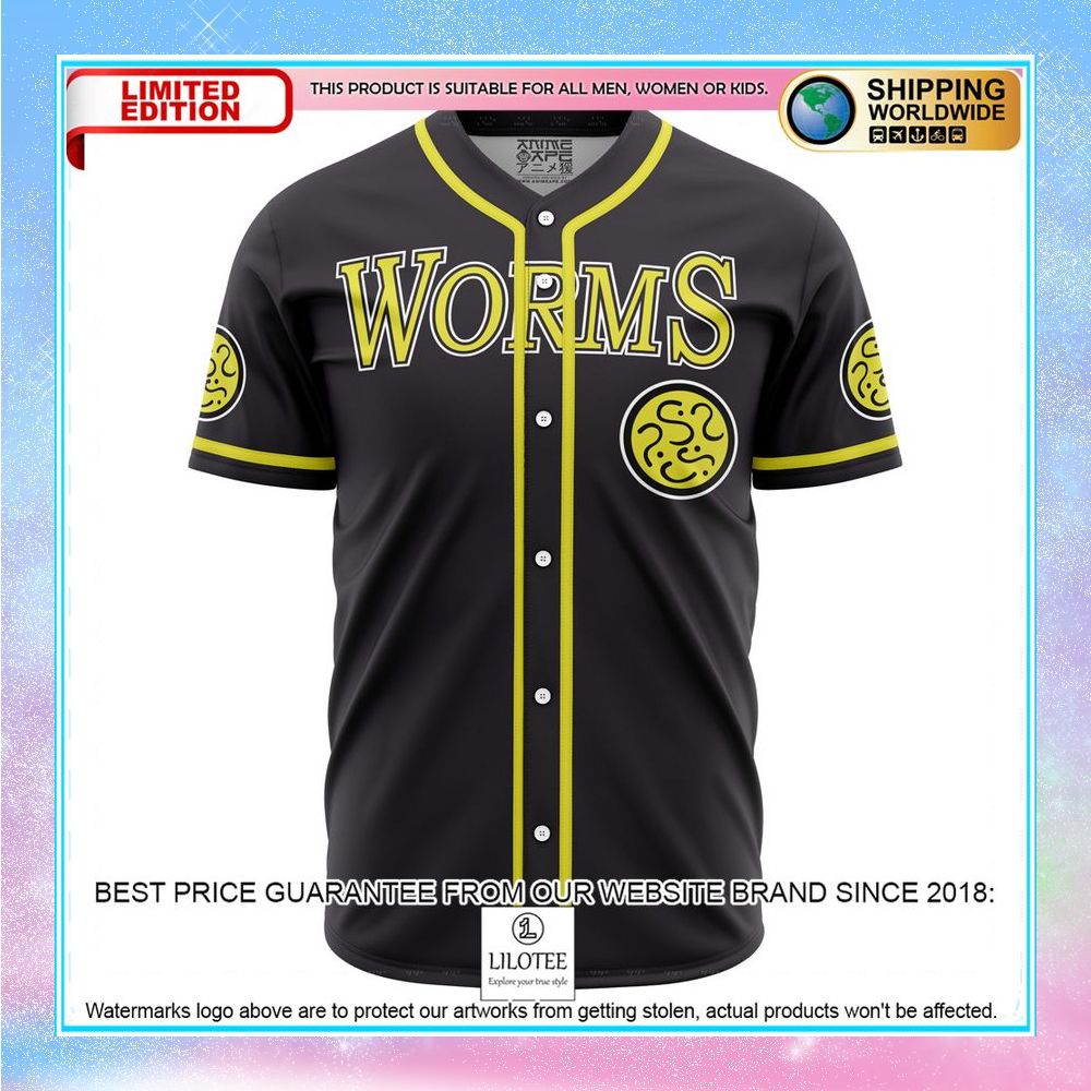 worms dorohedoro baseball jersey 1 136