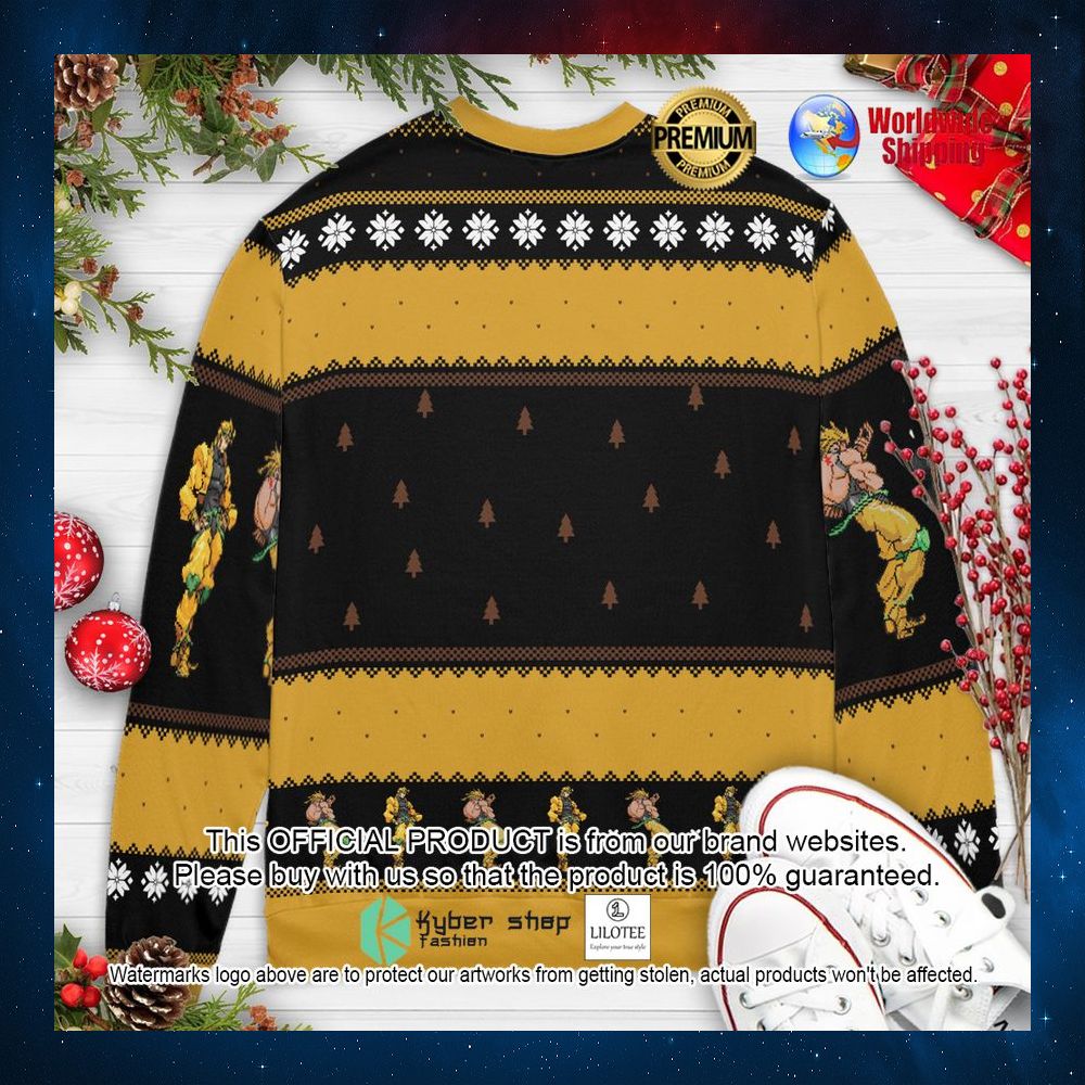 you were expecting a christmas sweater but it was me dio jojos bizarre adventure christmas sweater 2 163