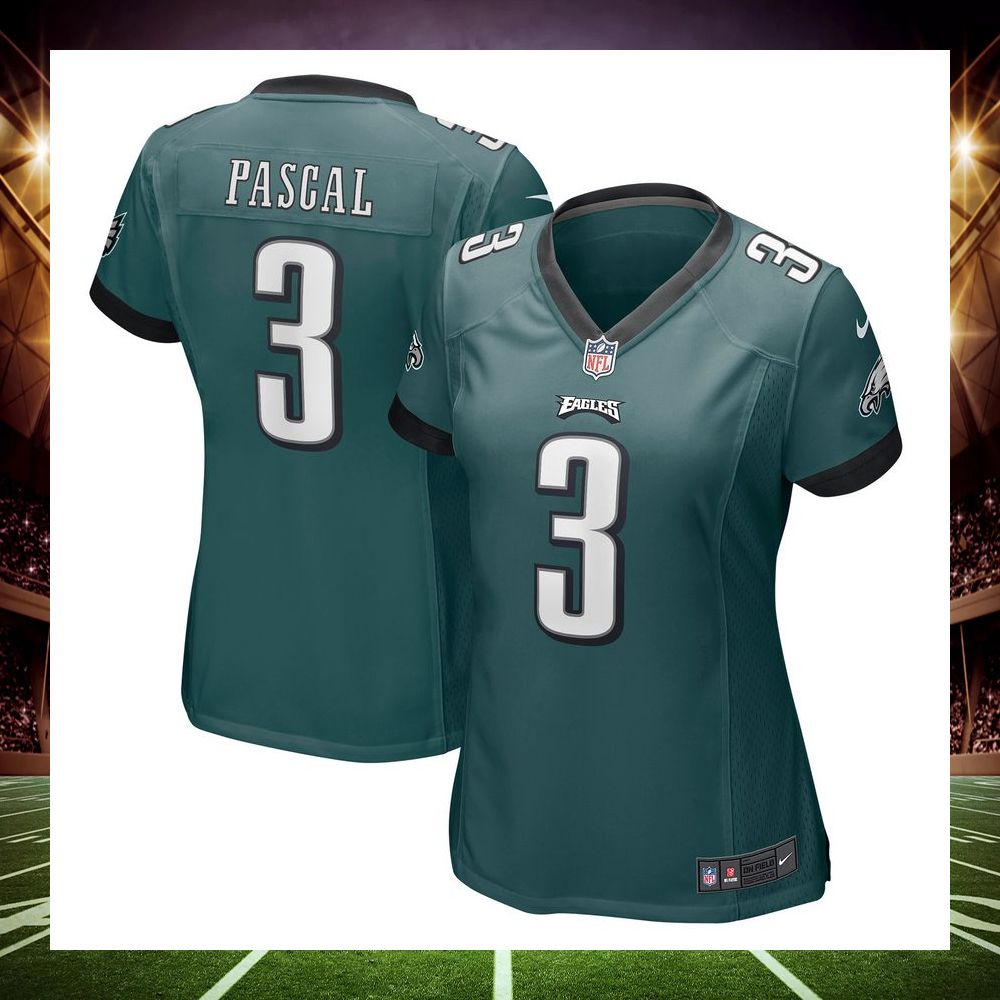 zach pascal philadelphia eagles green football jersey 1 736