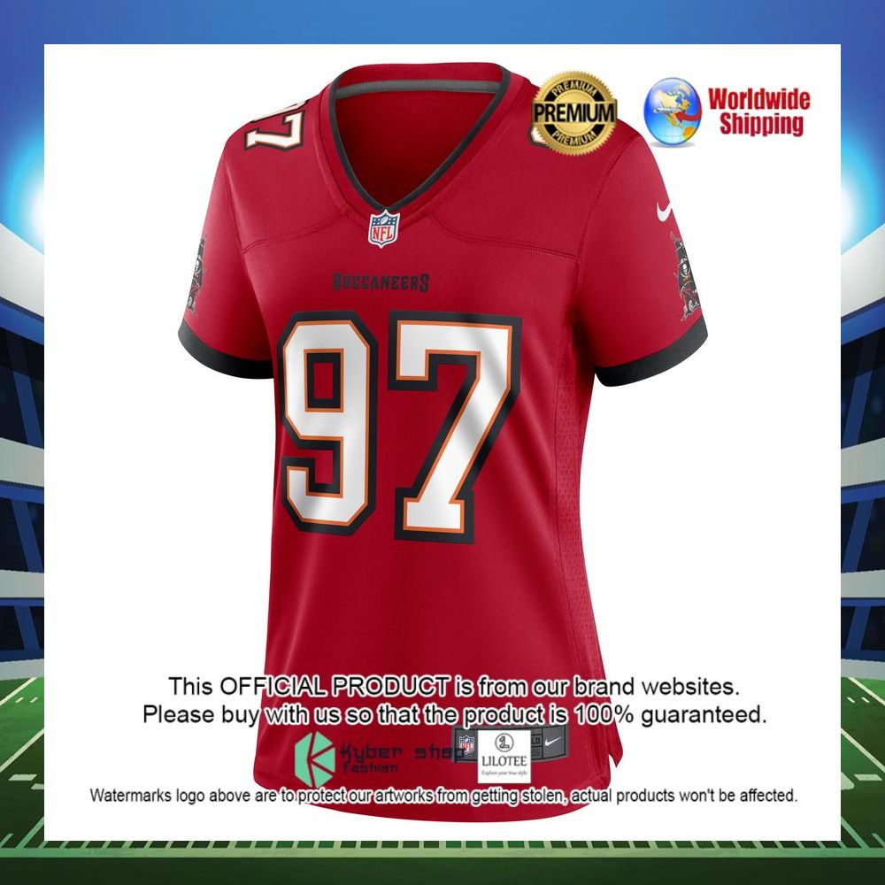 zach triner tampa bay buccaneers nike womens game red football jersey 2 567